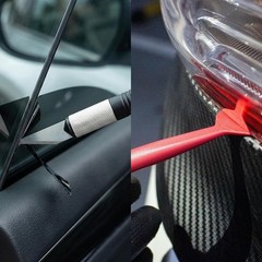 Satin Metallic Vinyl Wrap Tool Kit: Heat Gun, Squeegee & More for Window Tinting