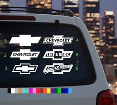 Vinyl Decal Sticker Fits Chevy Truck Silverado Colorado Window Graphic Emblem