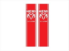 Pair of Pickup Bed Decals/Sticker For Back Quarter Panel Choose Color