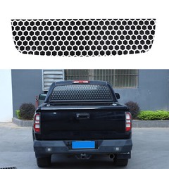 Matte Black Rear Window Honeycomb Decal VinylsFits 2007-2021 Toyota Tundra