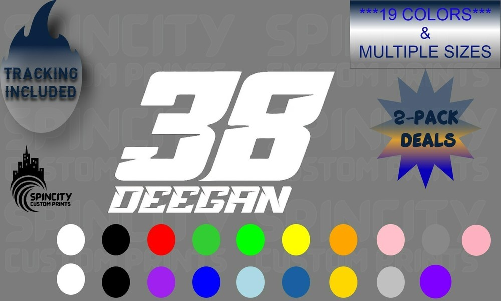 DEEGAN 38 Supercross Decal Motocross Graphic Dirt Bike Truck Bumper Sticker NEW