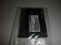 2007 NISSAN ALTIMA 2.5L OEM NEW EMISSION LABEL 14805JA05A