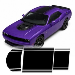 Challenger Shaker Stripes FULL SET -Fits 2009 2010 2011 2012 2013 2014 2015 2016