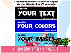Back Off Vinyl Bumper Sticker Window Cling or Bumper Sticker Magnet in UV Lamin