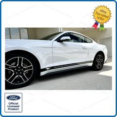 Ford Mustang Rocker Panel Door Side Stripes Decals RAA both sides L and R strip
