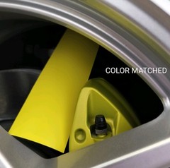 C8 Corvette COMPETITION YELLOW ‘TEAM CORVETTE’ PLAIN BLANK VINYL INSERT 2 X 7IN
