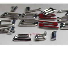 Chrome Number Trunk Rear Letters Word Emblem Badge Emblems for BMW 3 Series 335i