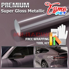 ESSMO PET Super Gloss Metallic Spirit Violet Vehicle Vinyl Wrap Decal Like Paint