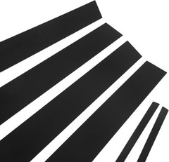 Transform Your Vehicle with 6pcs Gloss Black Window Pillar Decals – Custom Fit