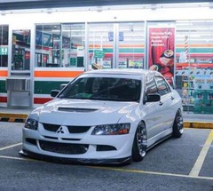 Gloss white universal banner 12×60 windshield sticker