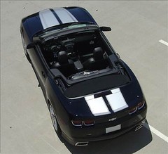 2011-2013 Camaro Camaro Convertible R-SPORT Hood Racing Stripes Decals 3M Vinyl