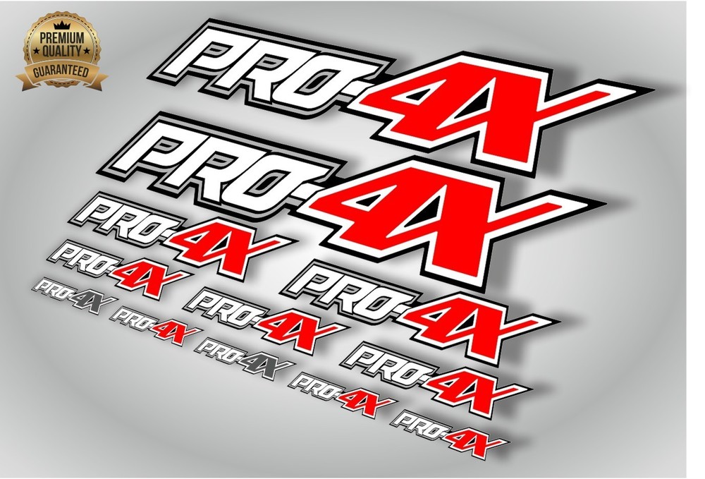 Truck Vinyl Decal PRO-4X Compatible with Nissan Titan Frontier 4×4 Bedside