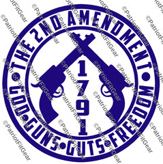 The 2nd Amendment,God Guns Freedom,Molon Labe,Gun Rights,2A,Custom Vinyl Decal