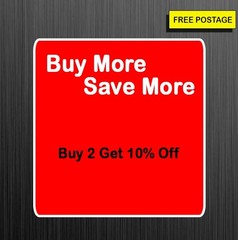 2X Please don’t let the cat out, Self adhesive waterproof vinyl sticker