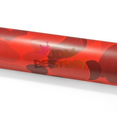 Camouflage Ape Matte Red Gray Camo Car Auto Vinyl Wrap Sticker Decal Sheet Film