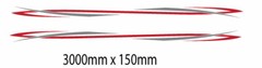 3m Stripes 02 Vehicle Boat RV Campervan Caravan Motorhome