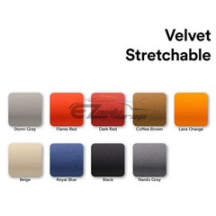 Velvet Stretchable Suede Textured Car Vinyl Wrap Sticker Decal Sheet Film DIY