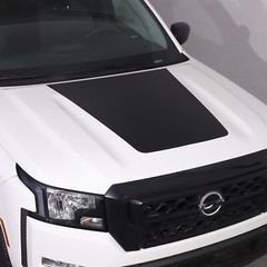 Matte Black Hood Panel Decal Sticker Blackout Fits Nissan Frontier 2022-2024