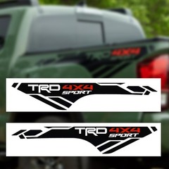 2PCS TRD 4×4 Sport Off Road Vinyl Decals for 2013-2023 Tacoma Bed Side Sticker