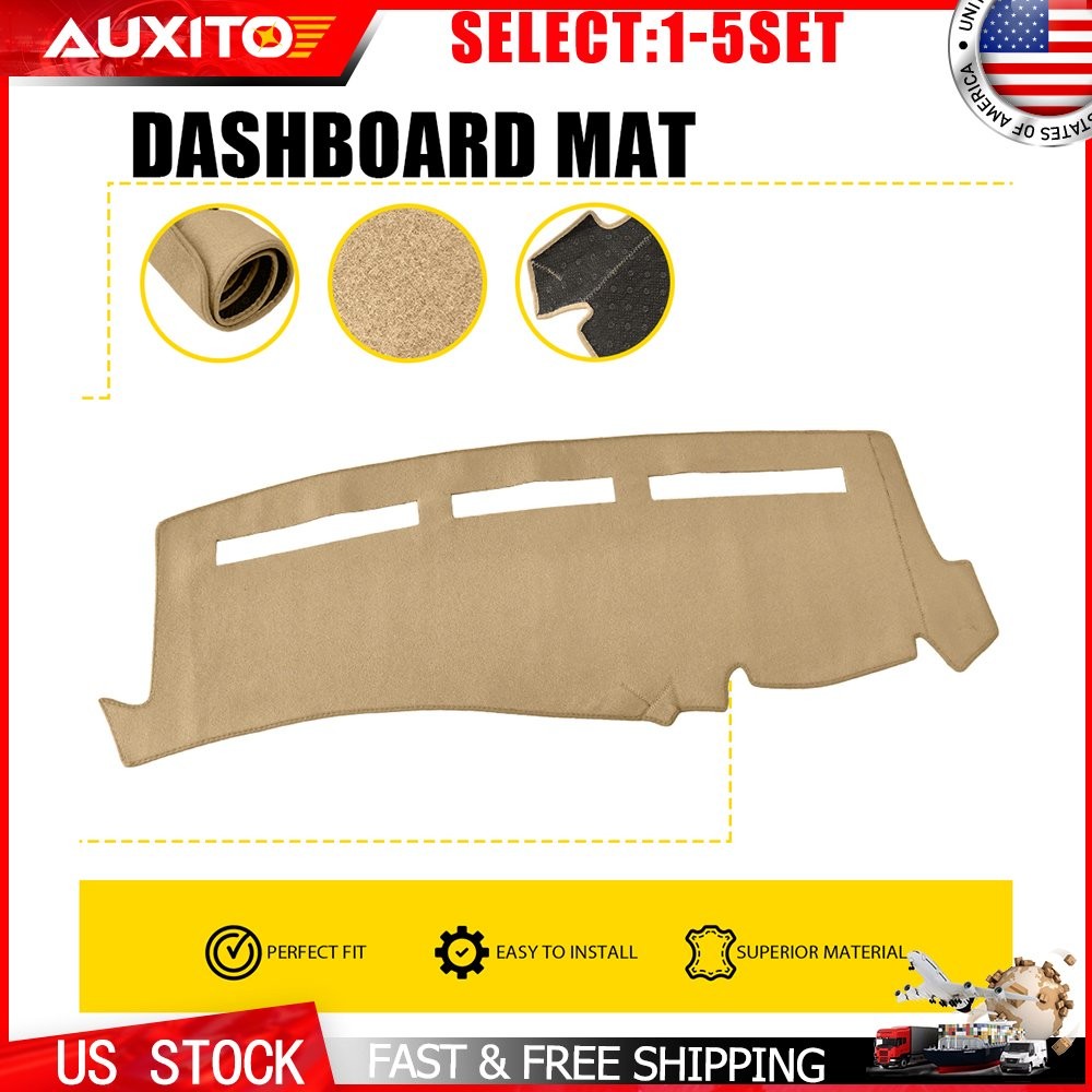 Beige Dash Mat Dashboard Cover for Chevy Silverado 1500 2500 Tahoe 01 – 06 1-5X
