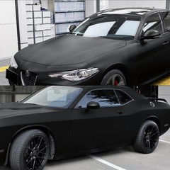 Matte Black Flat Film Vinyl Wrap Sticker Decal Bubble Free Air Release Channel
