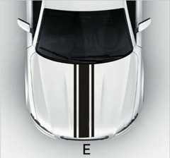 Racing Hood Stripes Decal Vinyl Stickers for Car SUV Truck Universal Fit