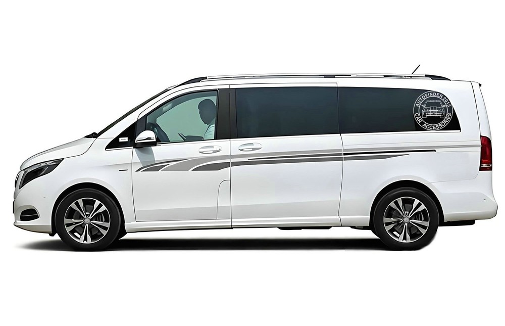 Graphics Waist Line Stripe Sticker For Mercedes-Benz VITO Car Side Door Decals