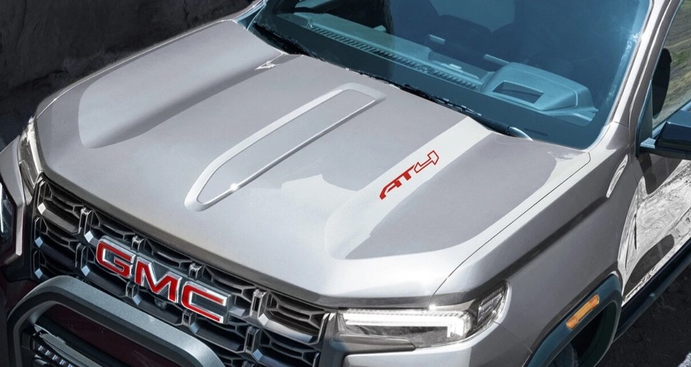 GMC Canyon AT4 Hood Lettering Decals 2023-2025 Set of 2 free shipping.