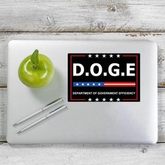 10 Pack D.O.G.E. Trump Musk Department of Government Efficiency Bumper Stickers