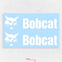 Bobcat Premium Vinyl Decal / 2-Pack – Construction Equipment Logo