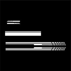 Automotive 5pc Multi-Level Body Stripe Kit Multiple color Made n USA