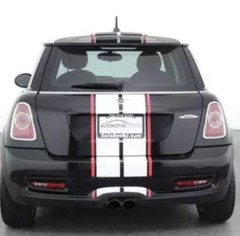 2 color center stripes fit any Mini Cooper Countryman Clubman S JCW Coupe