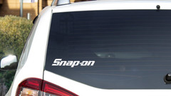 2x Snap-On Vinyl Decal Stickers – Tools toolbox car bumper window laptop 6″ wide