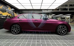 Satin Chrome Magenta Purple Matte Metallic Car Vinyl Wrap Sticker Sheet Film DIY