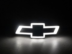 2016-2024 Chevy Camaro Grille Illuminated Bowtie Emblem | Black- Blue, White