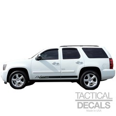 Outdoor Mountain Racing stripes graphic Decal for 2007-2014 Chevy Tahoe CT3-RPK5