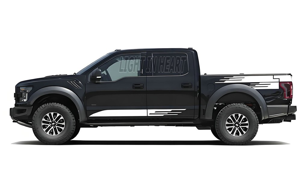Fit For Ford Raptor F-150 Graphics Sticker Pickup Trunk Side Door Stripe Decals