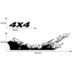 Car Splash 4×4 Off Road Truck Rear Bed Side Decal Fit For Ford F150 F250 F350