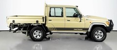 Side Stripe Decals Toyota Landcruiser Both Sides 70 79 Series Stickers 24