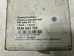 T60334 05-10 Volkswagen Jetta Front Bumper Chrome Grill Protective Clear Film