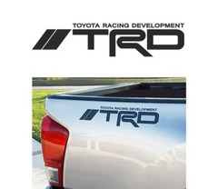 TOYOTA TRD 4×4 SPORT Decals Vinyl Stickers Tacoma Tundra Silver White