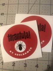 Edelbrock Tarantula Manifold Repro Race Hot Rod Rat Rod Decals 3” Set 2