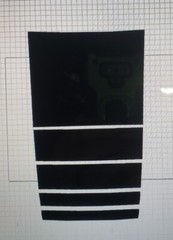 Truck HOOD Graphic Decal .. Any text. Fits All. For any Truck or Car
