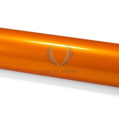 ESSMO PET Super Gloss Metallic Flame Orange Car Vehicle Vinyl Wrap Decal Paint