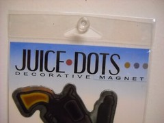 AGI Juice Dots Western Double Crossed Colt Guns Car Magnet Indoor Outdoor
