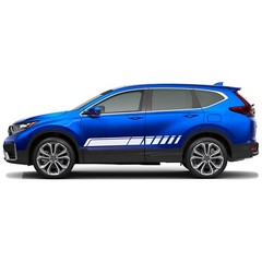 Side door rocker stripes graphics stickers decal compatible with Honda CR-V