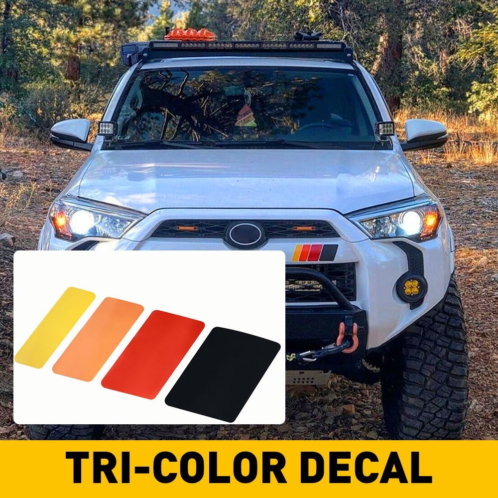 13-Inch Style Neo Four-Wave Stripe Retro Decal Sticker For etc Toyota/Lexus,