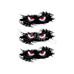 Car Bumper Dents Stickers Peeking Monster Graphic Vinyl Decals Decor Waterproof