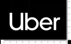 Uber Logo Die Cut Sticker 8″ or 6″ Waterproof Vinyl