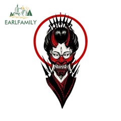 EARLFAMILY 5.1″ Japanese Geisha Creative Car Stickers Vinyl Bumper Laptop Decals
